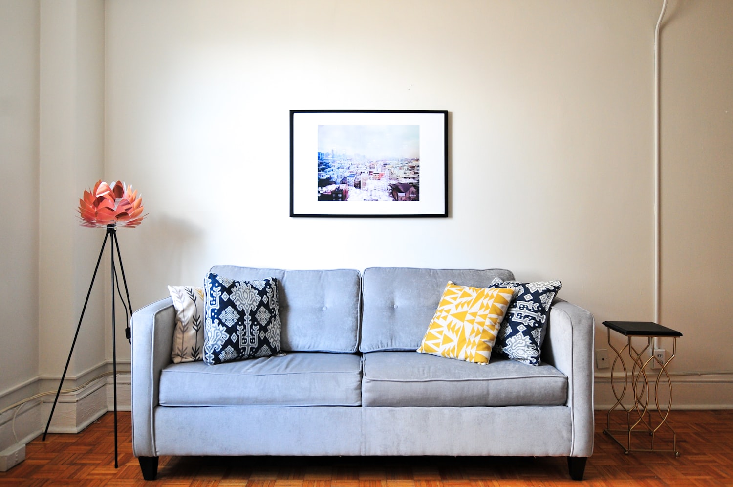 Living room with TV